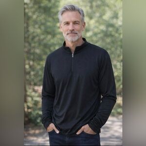 Nike Black Half Zip Pullover